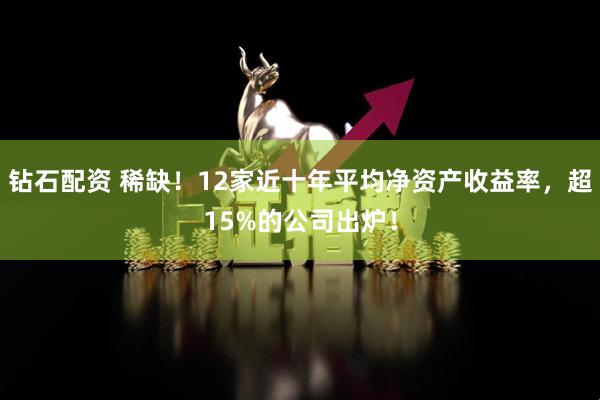 钻石配资 稀缺！12家近十年平均净资产收益率，超15%的公司出炉！