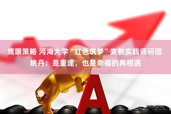 鹰眼策略 河海大学“红色筑梦”支教实践调研团 姚丹：是重逢，也是幸福的再相遇